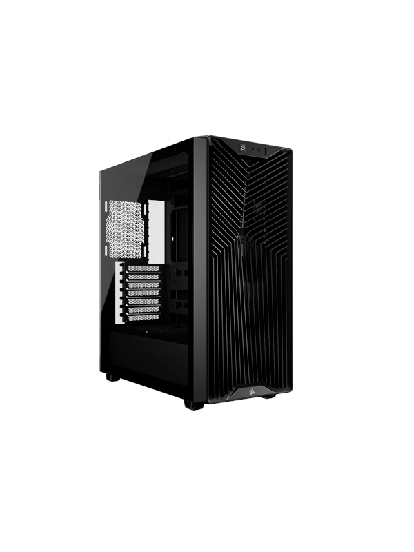 Corsair 3200D RS Black - Kotelot - Miditower - Musta