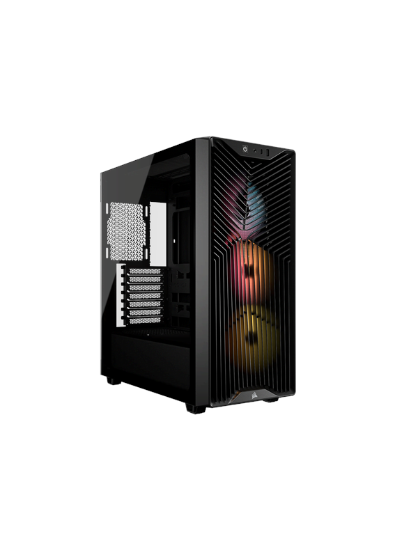 Corsair 3200D RS ARGB Black - Kotelot - Miditower - Musta