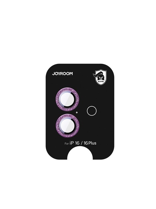 Joyroom JR-MSF0302 protective glass for iPhone 16/16 Plus lenses - pink