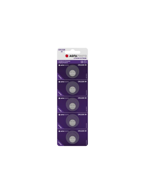Agfa Photo battery x CR1220 - Li (pack of 5)