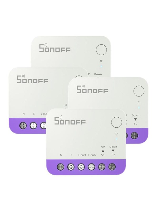 Sonoff MINI-RBS WiFi Smart Mini Roller Shutter Switch 4 pcs