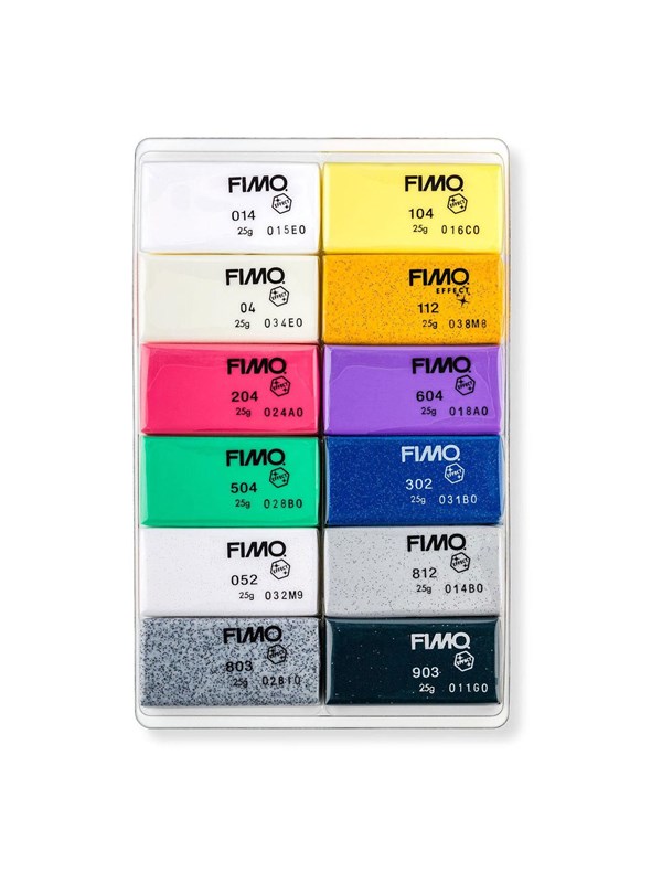 Creativ Company - Fimo Effect Modeling Clay Various Colors 12x25gram
