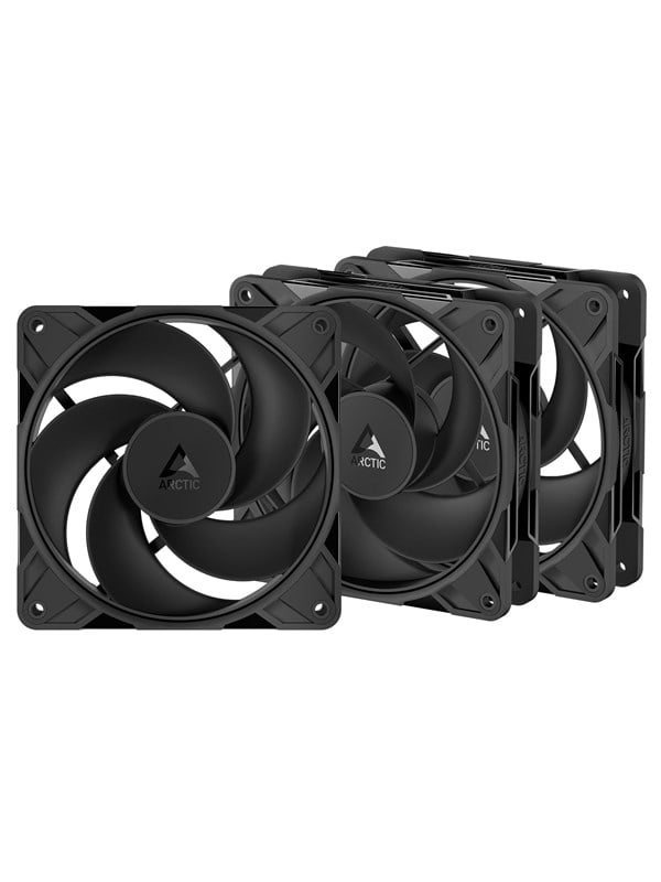 Arctic P12 Pro Reverse - 3 Pack - Kotelotuuletin - 120mm - musta