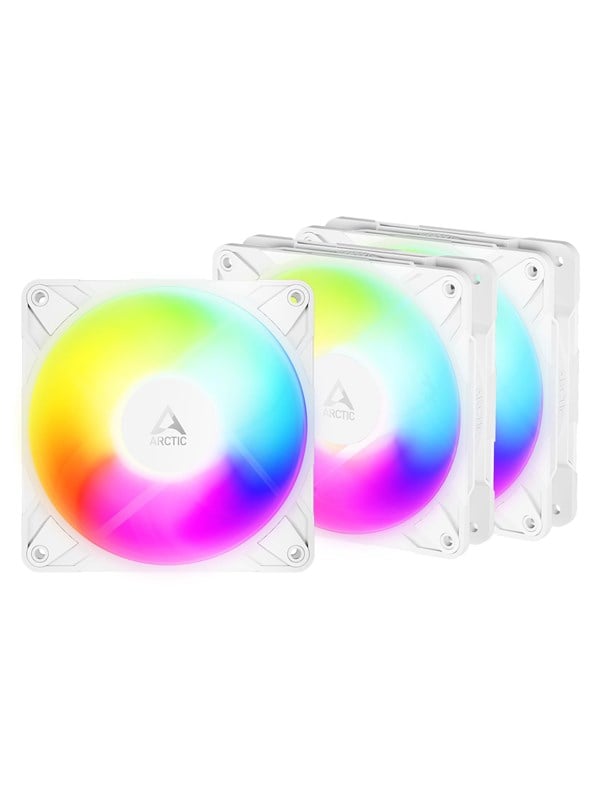 Arctic P12 Pro Reverse A-RGB (White) - 3 Pack - Kotelotuuletin - 120mm - Valkoinen