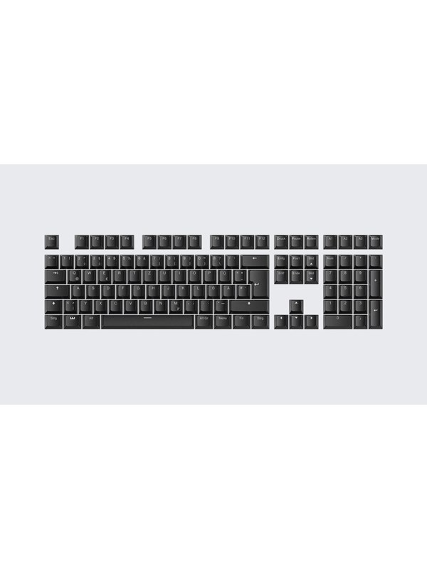 Wooting PBT ISO Keycaps - Just Black - Näppäimistöhatut - Saksa - Musta