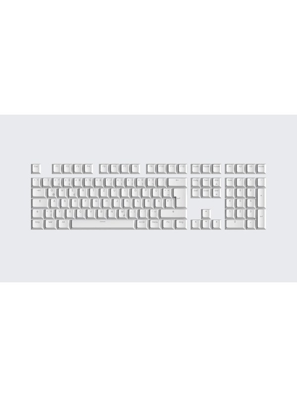 Wooting PBT ISO Keycaps - Just White - Näppäimistöhatut - Saksa - Valkoinen