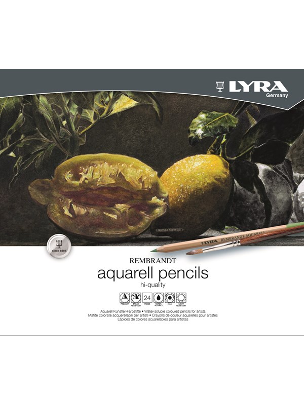 Lyra Rembrandt Aquarell Tin Box 24 pcs