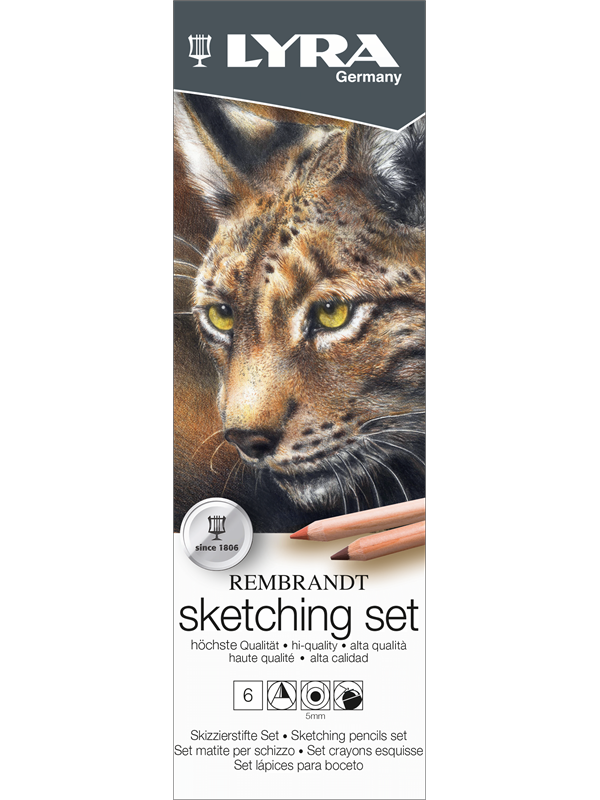 Lyra Rembrandt Sketching set 6 pcs