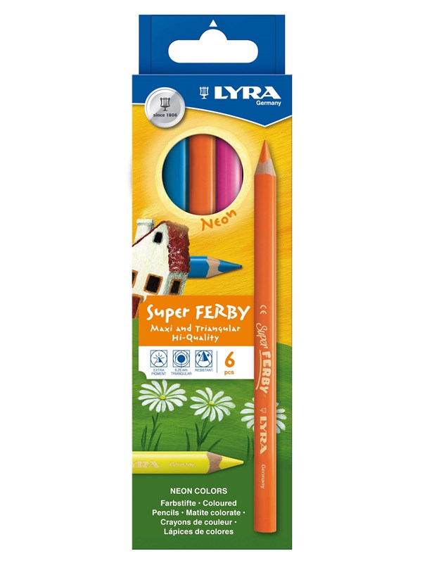 Lyra Super Ferby Neon 6 pcs BL