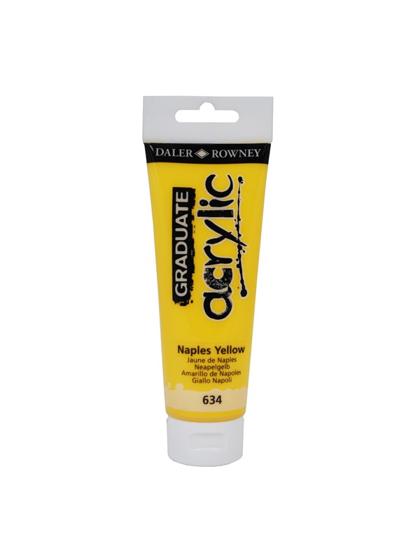 Daler-Rowney Graduate Acrylic 120 ml Naples Yellow