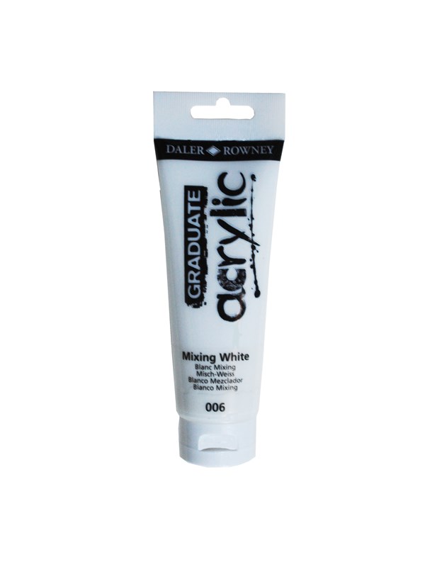 Daler-Rowney Graduate Acrylic 120 ml Mixing White