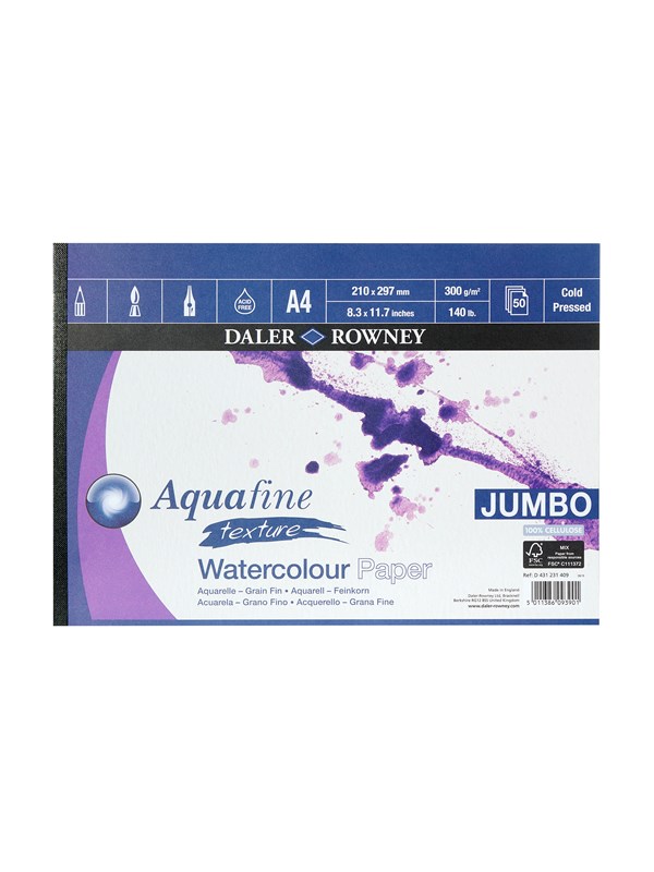 Daler-Rowney Aquafine CP 50 Sheets 300G A4