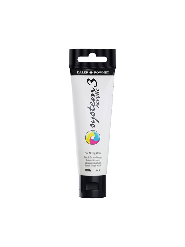 Daler-Rowney System3 59 ml Zinc Mixing White