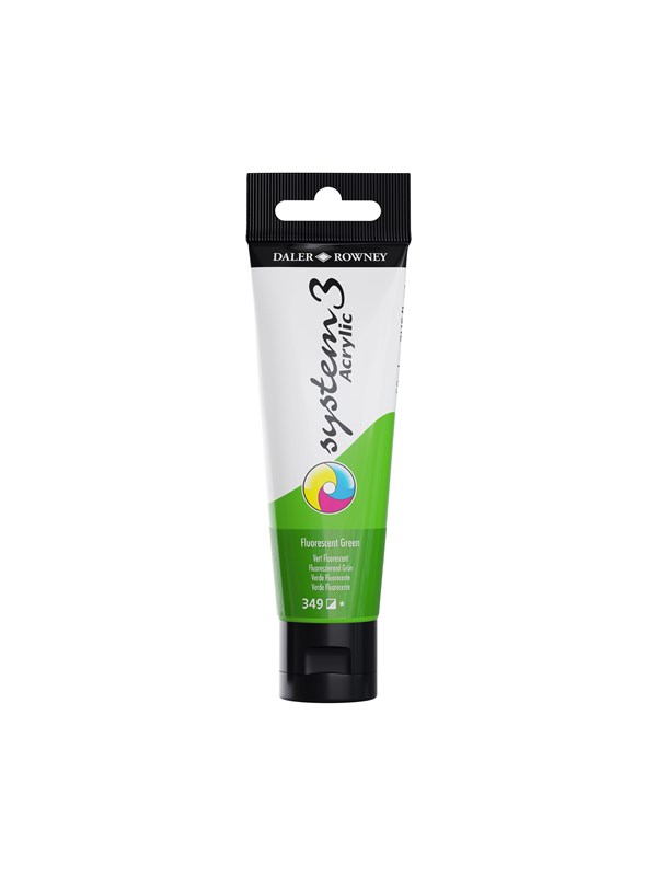 Daler-Rowney System3 59 ml Fluorescent Green