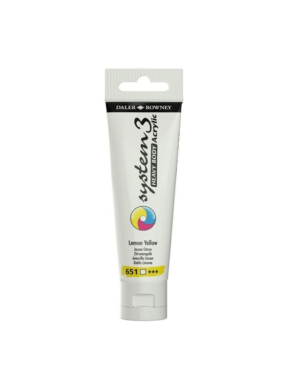 Daler-Rowney System3 Heavy Body 59 ml Lemon Yellow
