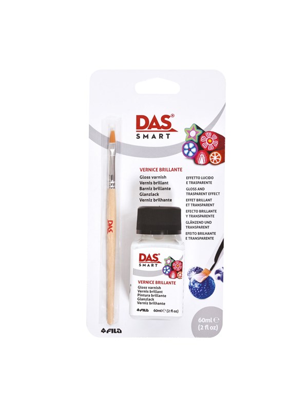 DAS Smart Bottle Gloss Varnish + brush 60 ml BL