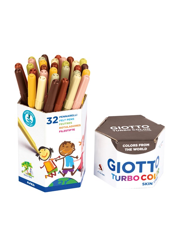 Giotto Turbo Color Skin Tones Pot 32 pcs
