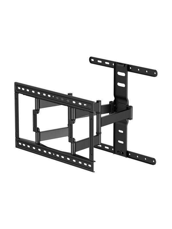 Deltaco Office ARM-0258 - Ultra-Slim mounting kit - full-motion - for LCD TV / curved LCD TV - black - Max 60 kg - recommended for 75""