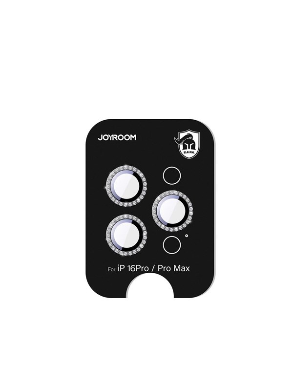 Joyroom JR-MSJ0307 Glass Screen Protector for iPhone 16 Pro/16 Pro Max Lenses - Black