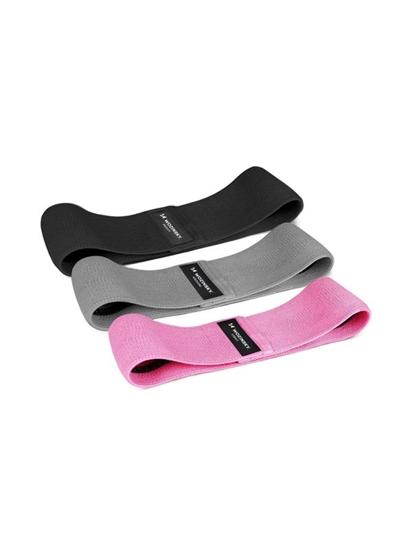 Wozinsky 3x Fabric Resistance Mini Band Set for Yoga Fitness CrossFit Exercises (WFB-01)