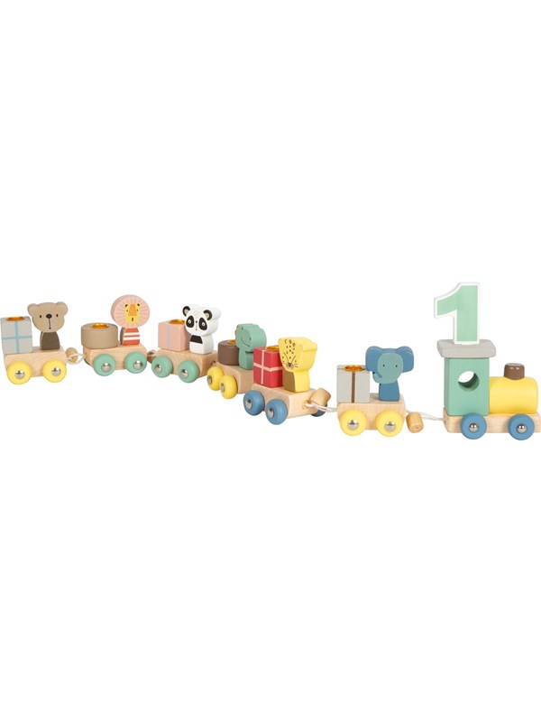 Small Foot - Wooden Birthday Train with Animals