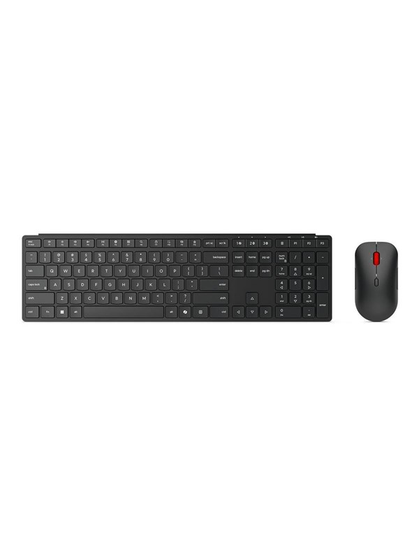 Lenovo Pro Combo 6000 - keyboard and mouse set - US with Euro symbol - eclipse black Input Device - Näppäimistö ja Hiirisetti - Englanti - Musta