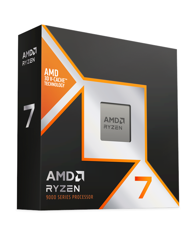 AMD Ryzen 7 9850X3D CPU - 8 ydintä - 4.7 GHz - AMD AM5 - AMD Boxed (ilman jäähdytintä)