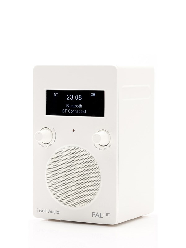 Tivoli Audio PAL+ BT - Valkoinen - DAB/DAB+/DMB/FM - Mono