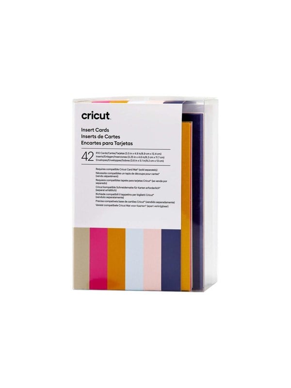 Cricut Sensei Sampler - insert card - 42 pieces - R10 - 8.9 x 12.4 cm - Twilight tulip powder blue