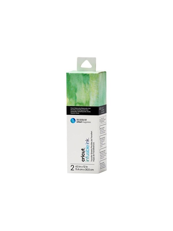Cricut Infusible Ink - transfer paper - 114 x 305 mm - 2 sheets - watercolour green