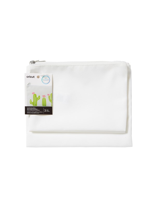 Cricut Cosmetic Bag Blanks printable textile