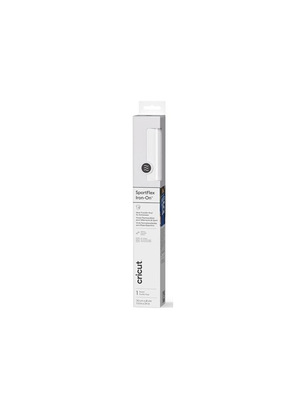 Cricut SportFlex Iron-On - heat transfer material - 30 x 61 cm - white