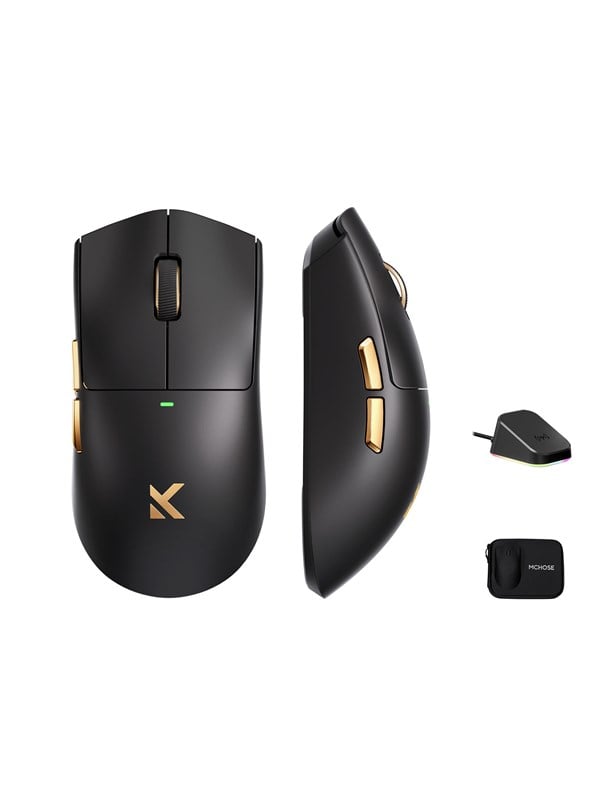 MCHOSE K7 Ultra Lightweight Wireless - Pelihiiri - Optinen - 5 painiketta - Musta