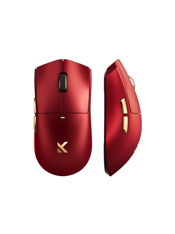 MCHOSE K7 Ultra Lightweight Wireless - Pelihiiri - Optinen - 6 painiketta - Punainen