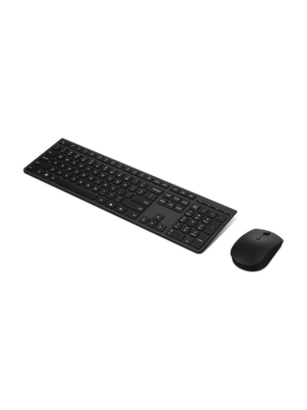 Lenovo Professional - keyboard and mouse set full size - QWERTY - Norwegian - grey Input Device - Näppäimistö ja Hiirisetti - Norja - Harmaa