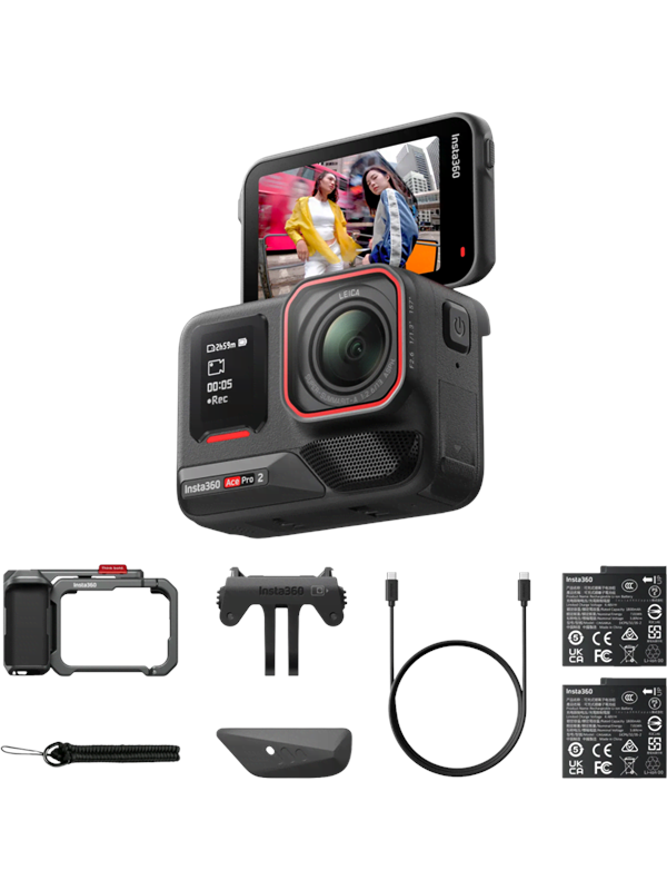 Insta360 Ace Pro 2 Dual Battery Xplorer Bundle - Dark Gray