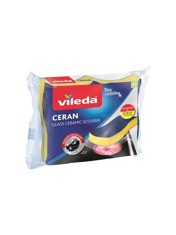 Vileda Ceran Glass Ceramic Scourer - 2 pcs