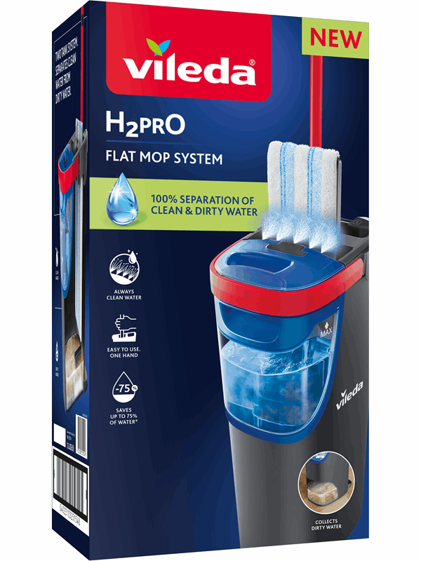 Vileda H2PrO Flat Mop System