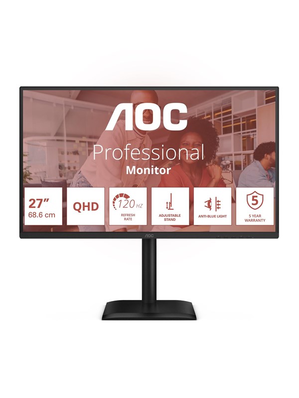AOC Q27E4U 27" QHD, IPS -näyttö
