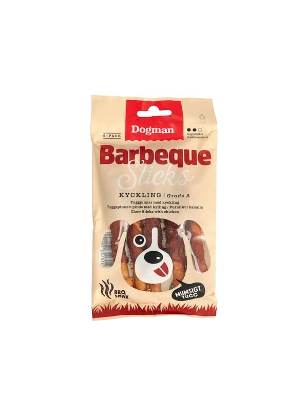 Dogman Barbecue-tikut Kanalla 12.5cm (5 kpl)