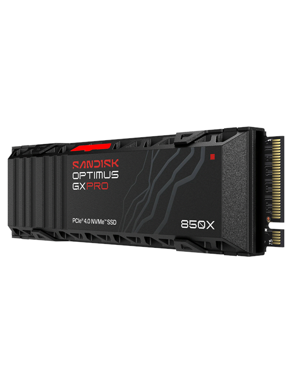 SANDISK Optimus GX PRO 850X SSD - 8TB - M.2 2280 - PCIe 4.0 - Jäähdytyssiilillä