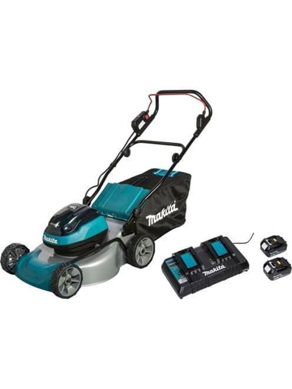 Makita Electric DLM466PT2 Cordless Lawn Mower 2x18V