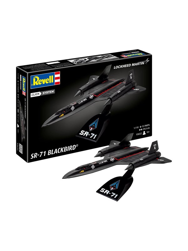 Revell Model Building Kit - Lockheed SR-71 Blackbird - 15dlg.