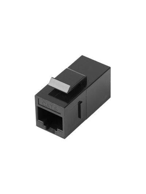 Lanberg keystone coupler - black - Musta