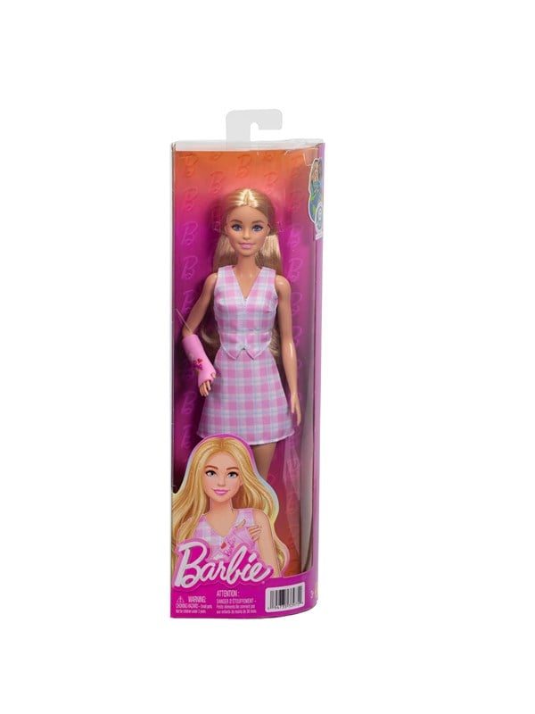 Barbie Fashionista -nukke Pink Plaid Blonde wCast