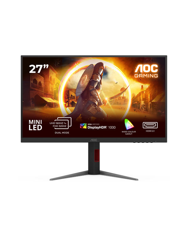 27" AOC U27G4XM - 3840x2160 (UHD) - 160Hz - Mini LED