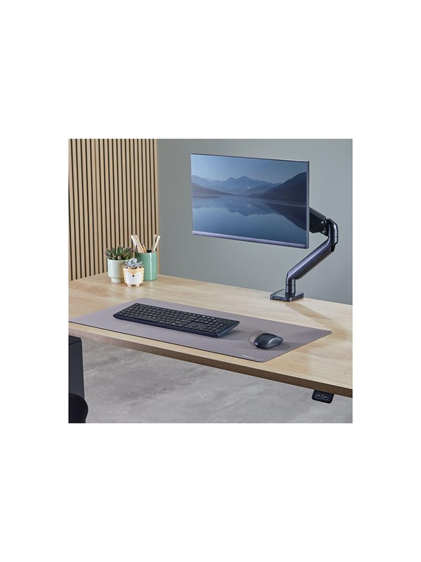 Fellowes Breyta desk mat - 80 x 40 cm - rubber - grey