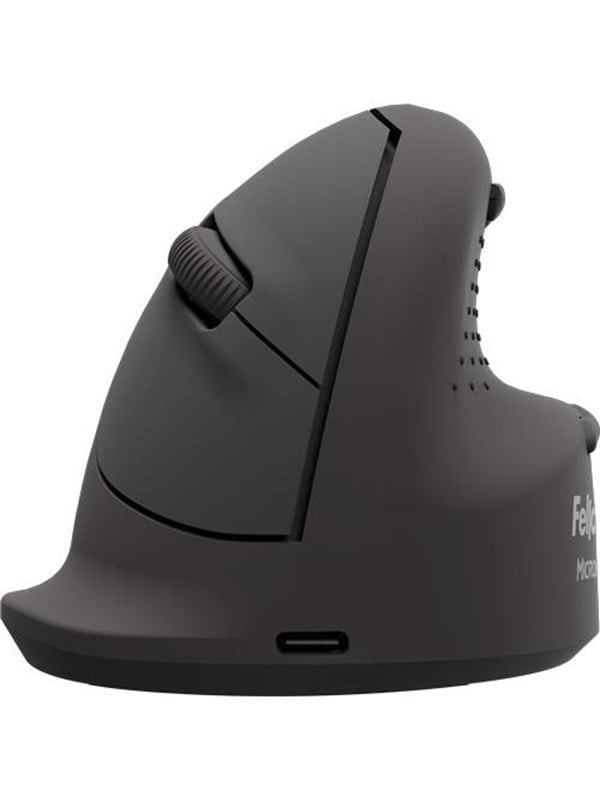 Fellowes Ergonomic Mouse Small Right - Hiiri - Optinen - 5 painiketta - Musta