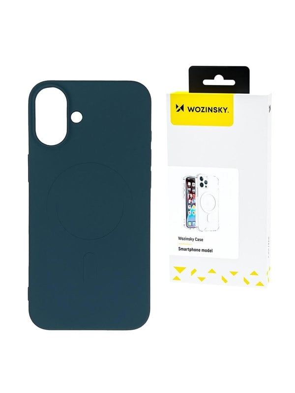 Wozinsky Liquid Silicone MagSafe Case for Samsung Galaxy S25 - Blue