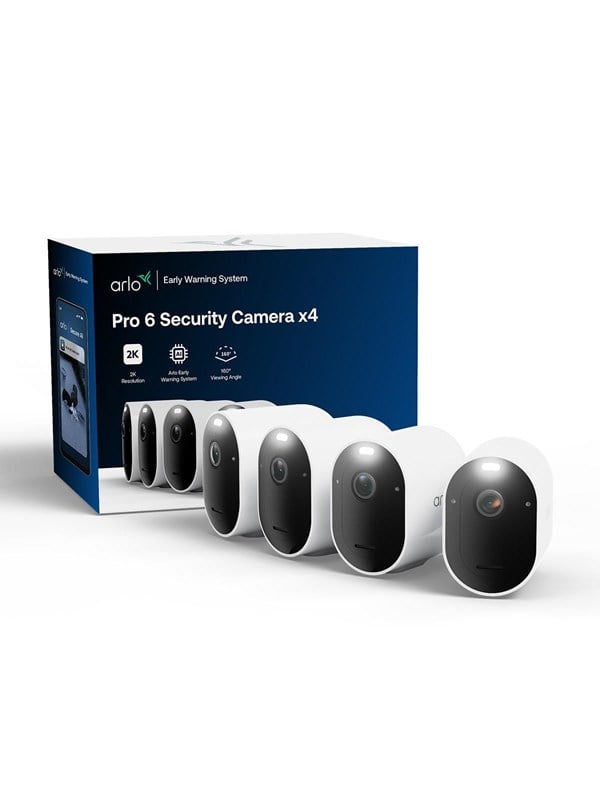 Arlo Pro 6 Spotlight Security Camera (4-cam kit)